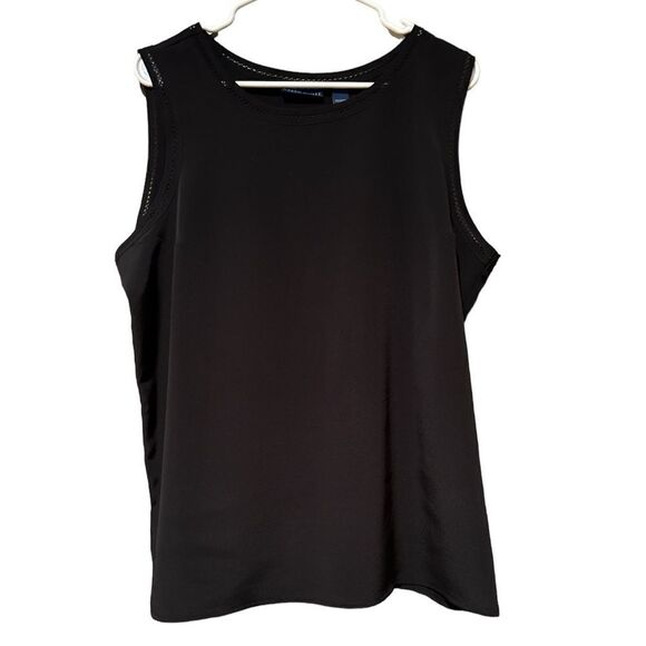 Karen Scott Black Sleeveless Top Size XL - Picture 1 of 5
